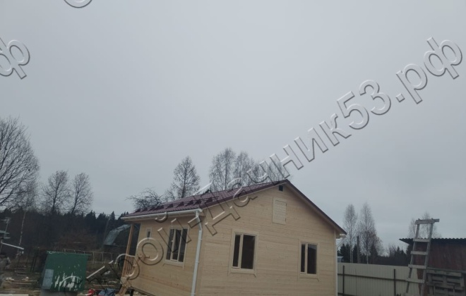 3 Каркасно-щитовой дом Д-25, 6х7м, 42М², Московская область, Можайский район, деревня Никольское (10)